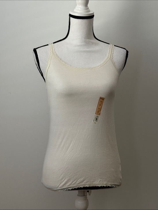 Mudd Other - MUDD Girl’s Cream Lace-Trim Camisole Tank Top, Size 14
